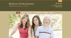 Desktop Screenshot of michellerobertsortho.com